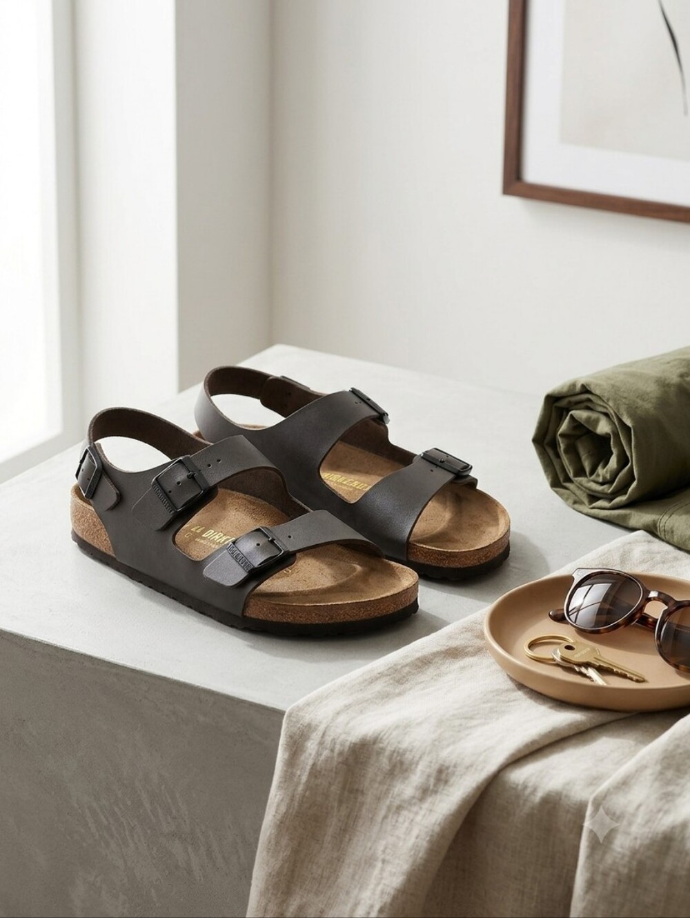 Birkenstock Milano‎ NWOT Sandals Women's Brown Sandals Size 44 (11 USA)